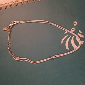 🍀4/$20🍀 Aldo Double Strand Silver Choker